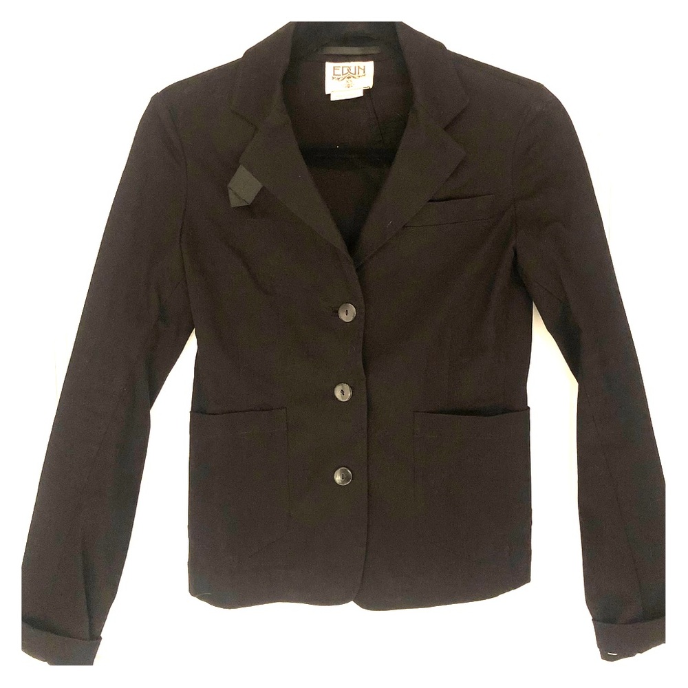 Black EDUN blazer size XS